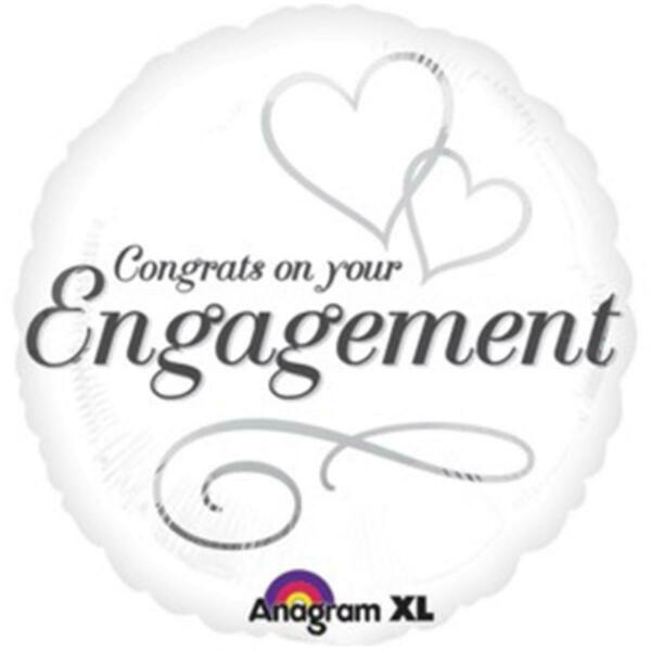 Loftus International 18 in. Two Hearts Engagement Balloon A2-4548